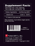 Sunshine Pure Vitamin D3, 5000 IU 90 Capsules
